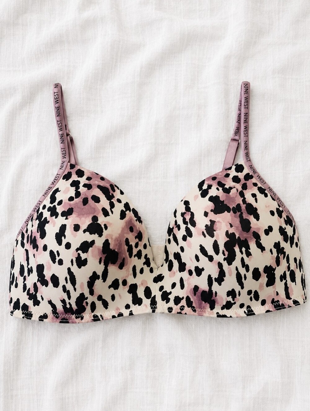 Nine West Leopard Print Bra Size 36C